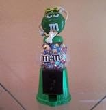 M&M's Green Candy Dispenser gumball machine style Bank
