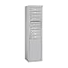 Salsbury Industries 3910S-08AFU Free Standing Horizontal 4C Mailbox Aluminum