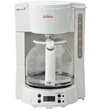 Sunbeam 12-Cup Programmable Coffeemaker – White