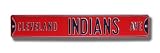 CLEVELAND INDIANS CLEVELAND INDIANS AVE Authentic METAL STREET SIGN (6 X 36)