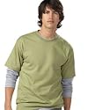 Authentic Tagless T Cotton 6.1 oz by Hanes (Style# 5250)