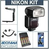 Nikon SB-900 TTL AF Shoe Mount Speedlight USA Warranty, - Deluxe Outfit wit ....