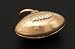 Gold Rugby Ball Pendant