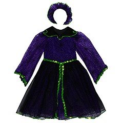 Spider Witch Ball Gown Dress Costume for Kids (SM 4-6)