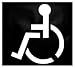 Industrial Grade 3W635 Stencil, Parking Lot, 43 In, Disabled