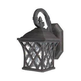 Thomas Lighting SL914740 Lattice Outdoor Sconce, Burnished Umber
