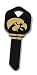 University of Iowa Hawkeyes Kwikset KW1 66 House Key Blank