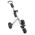 Bag Boy SC-250 Three Wheel Golf Push Cart - Smoke Gray - 78511