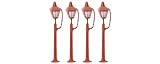 Hornby R8673 00 Gauge Skaledale Station Lamps - Pk 4 Street Life Collection