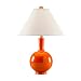 Vase-Shaped Table Lamp - High Gloss Orange Finish (22.25