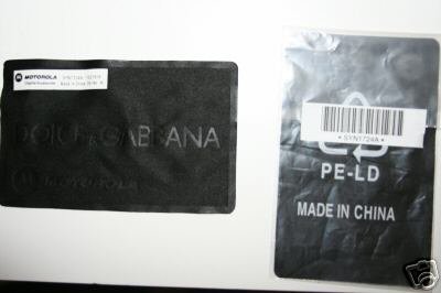 NEW OEM Dolce & Gabbana D&G SCREEN CLEANER RAZR V3i MOBILE CELL PHONE SYN1724A