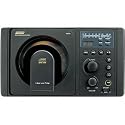 In-Wall AM/FM Receiver with CD Player (Black) for RV installation