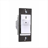 TradeMaster 600W Decorator Slide Dimmer Three Way Preset in Light Almond