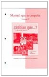 Workbook/Lab Manual Volume 2 to accompany ¿Sabias que?