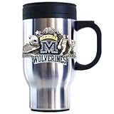 College Travel Mug - Michigan Wolverines