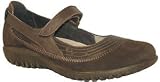 Naot Women's Kirei Mary Janes,Burnt Copper/Cocoa Suede/Antique Copper Leather,40 M EU