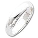 Sterling Silver 4mm Half-Round Band