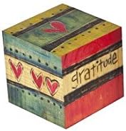 Painted Peace Art Cube - Grace and Gratitude (Small) ER32398SM