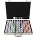 1000 Ace/King Suited 11.5g Poker Chip Set w/Aluminum Case