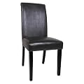 Esszimmerstuhl Polsterstuhl Massiv Buche Wenge/Schwarz 6018D/475 - F��e Wenge - Bezug Schwarz