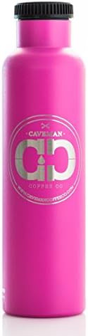 Pink 24oz Vacuum Insulated Caveman Coffee Co Tumbler