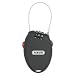 ABUS Fahrradschloss 201/70 C/SB, schwarz, 70 cm / 1,6 mm
