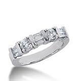 14K Gold Diamond Anniversary Rings 14K-AR27121904 0.92 Ctw.