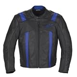 Alpinestars Rod Leather Motorcycle Jacket Black/Blue Extra Large
