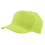 IMAGE OF Nylon Crinkle Golf Cap - Neon Yellow W32S40A