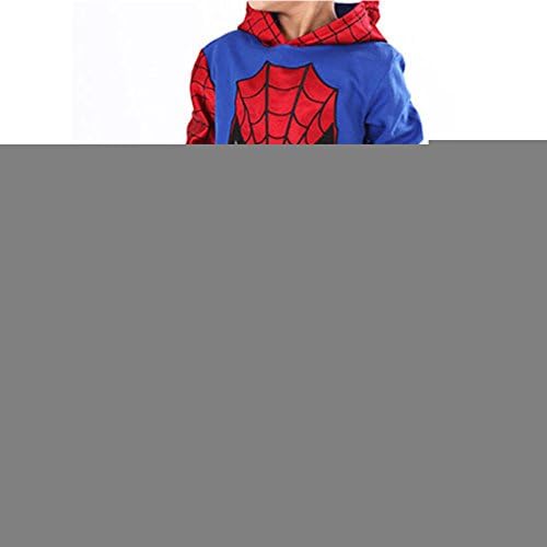 OuTaking Little Boy's Spiderman Two-Piece Long Sleeve Hoodie Pants Set for 1-8
