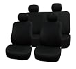 FH-FB050114 Flat Cloth Univerisal Car Seat Covers Black Color