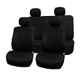 FH-FB050114 Flat Cloth Univerisal Car Seat Covers Black Color