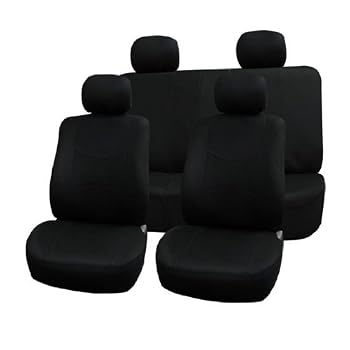 Set A Shopping Price Drop Alert For FH-FB050114 Flat Cloth Univerisal Car Seat Covers Black Color