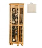 Coastal 62718PLWH Tall Corner Curio - White