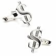Dollar Sign Cufflinks - Business/Finance Themed Formal Wear - Cufflinks