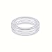 Possbay 2 PCS Clear Plastic CCFL Len Protector Cover For Angel Eyes Halo Ring LED Light 60/70/80/90/100/110mm