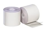 PM Company Perfection 2 Ply Calculator Rolls, 2.25 Inches x 90 Feet, White/White, 12 per Pack (07784)