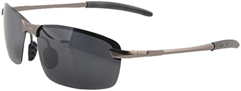 LEIDISEN Men Maverick Polarized Sporty Aviator Sunglasses UV400 &amp; Sunglasses Case&amp; Sunglasses Bag