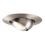 Halo 78SN 6-Inch Eyeball Light Trim, Satin Nickel