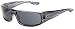 Spy Optic Men's Cooper 670195066129 Wrap Sunglasses,Shiny Black Stripe Tortoise Frame/Grey Lens,One Size