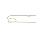 10k Yellow Gold Adjustable Wheat Chain Necklace - 22 Inch