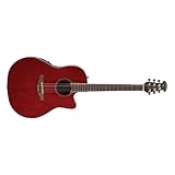Ovation Celebrity Cc24-rr -string Acoustic-electric Guitar, Red Ruby