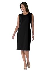 Plus Size Sophisticated Polyester/Rayon/Spandex Sheath Jeweled  Dress