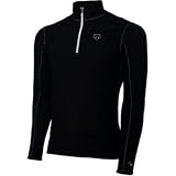 Descente 2008/09 Men's Pro-V Mid Windlayer Long Sleeve Baselayer - Black - 21336bk