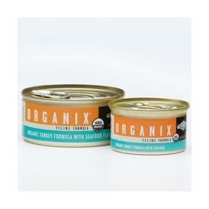 C&P's Organix Feline Organic Turkey Formula with Seafood Flavor Canned Cat Food by 