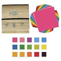 Origami Paper 200 sheets 150mm (6") hand-packaged 15 colours