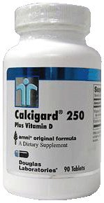 Calcigard & D 250 mg 90 Tablets by Douglas Labs