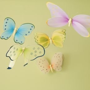 Kids Banners & Hanging Décor: Kids Handmade Nylon Hanging Butterflies 31HtEA6hMbL Store
