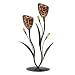 Leopard Lily Double Candleholder Centerpiece Home Decor