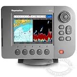 Raymarine A57D 5.7 Inch GPS Chartplotter Fishfinder E62188 A57D Chart/Fish no charts